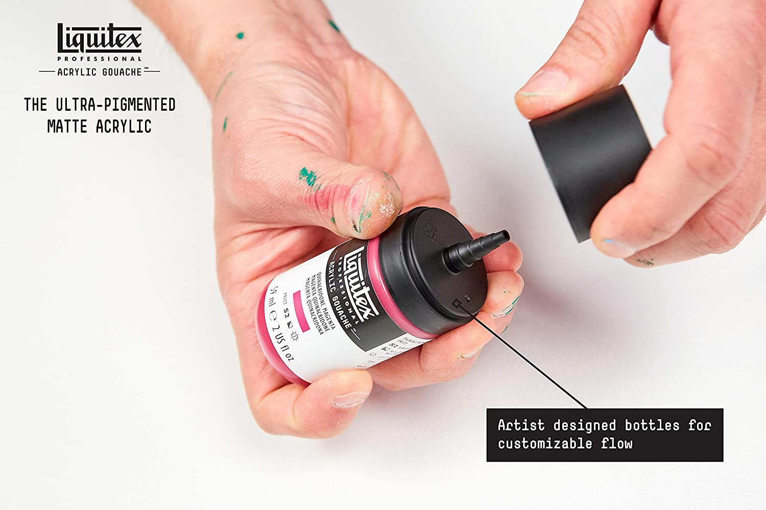 Liquitex Professional Acrylic Gouache Paint, 6 x 59ml (2-oz), Primaries Set - Image 7